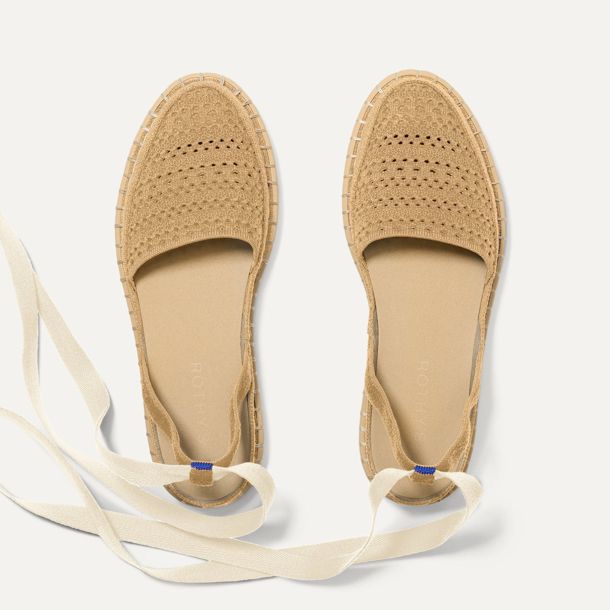 Rothy's The D'Orsay Espadrille in Camel Crochet