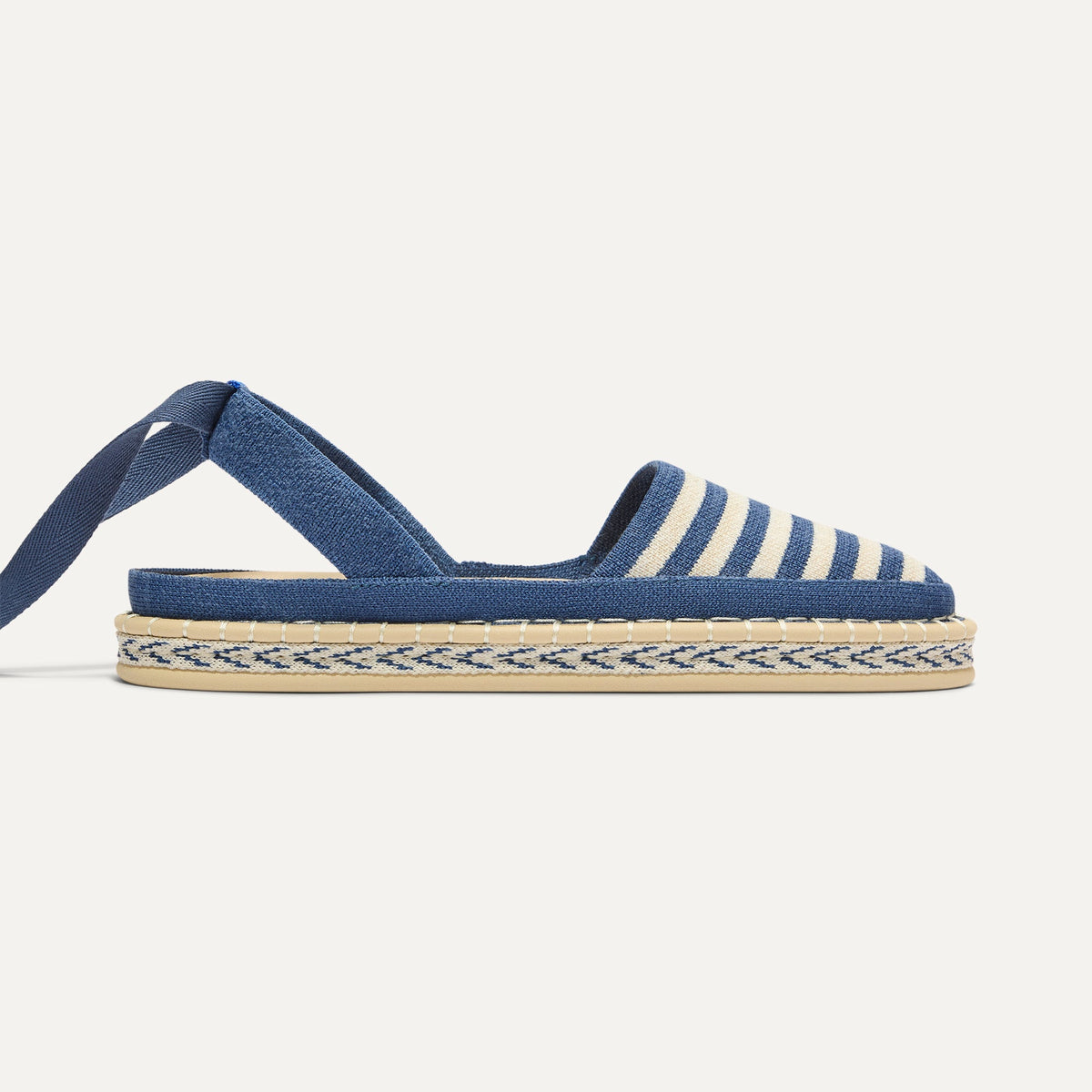 Rothy's The D'Orsay Espadrille in Deep Sea Stripe