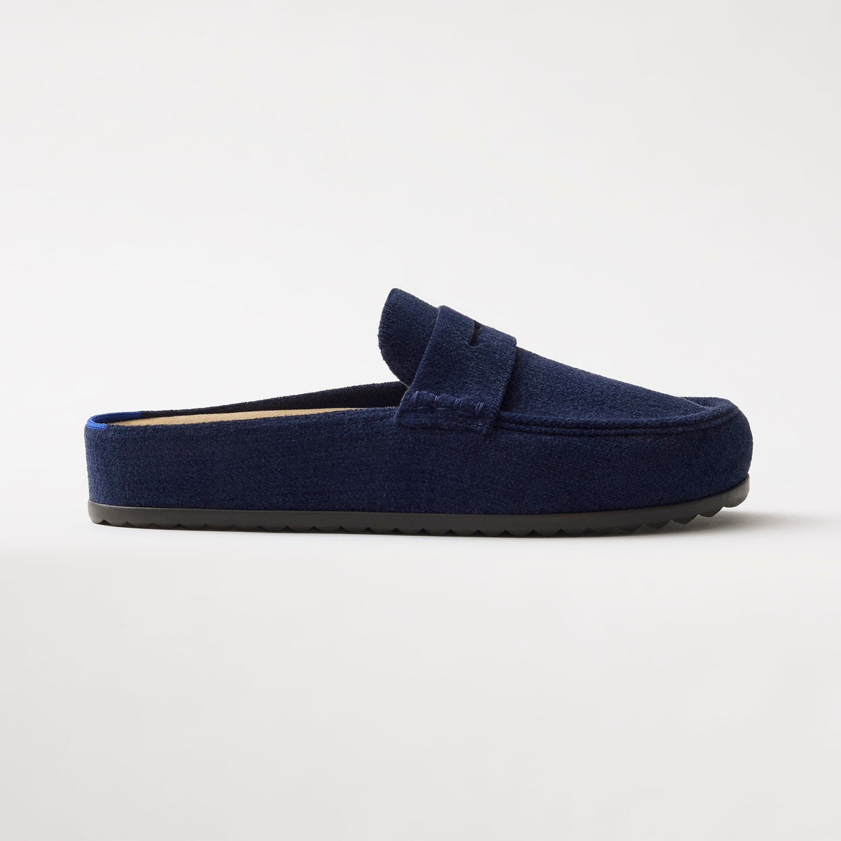 Rothy's Women's Penny Clog in ReVelvet™ Navy