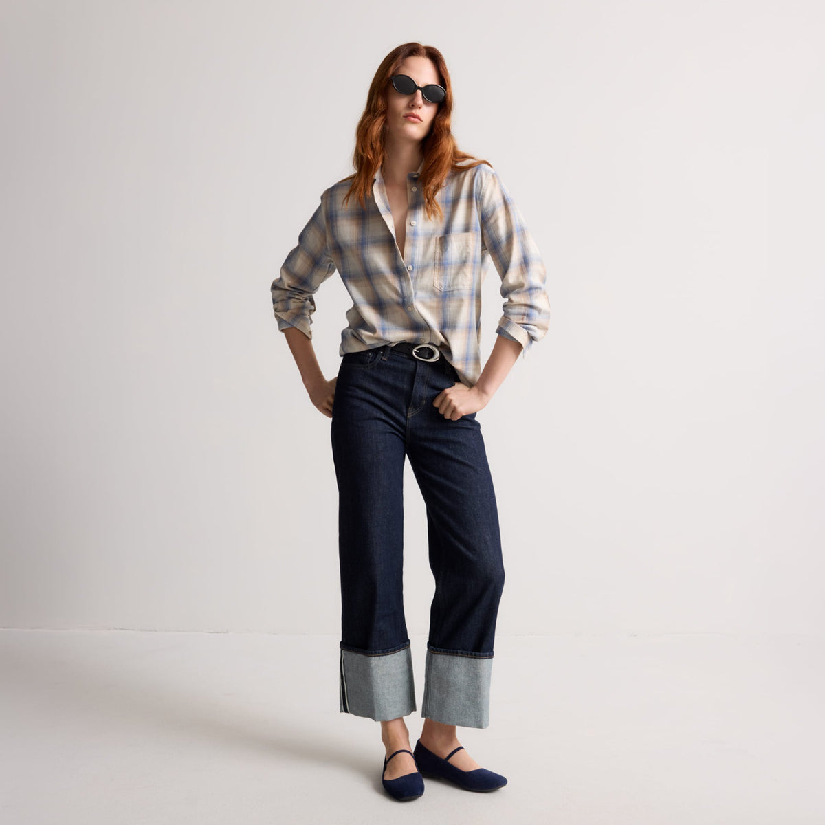 Rothy's The Max Square Mary Jane in ReVelvet™ Navy