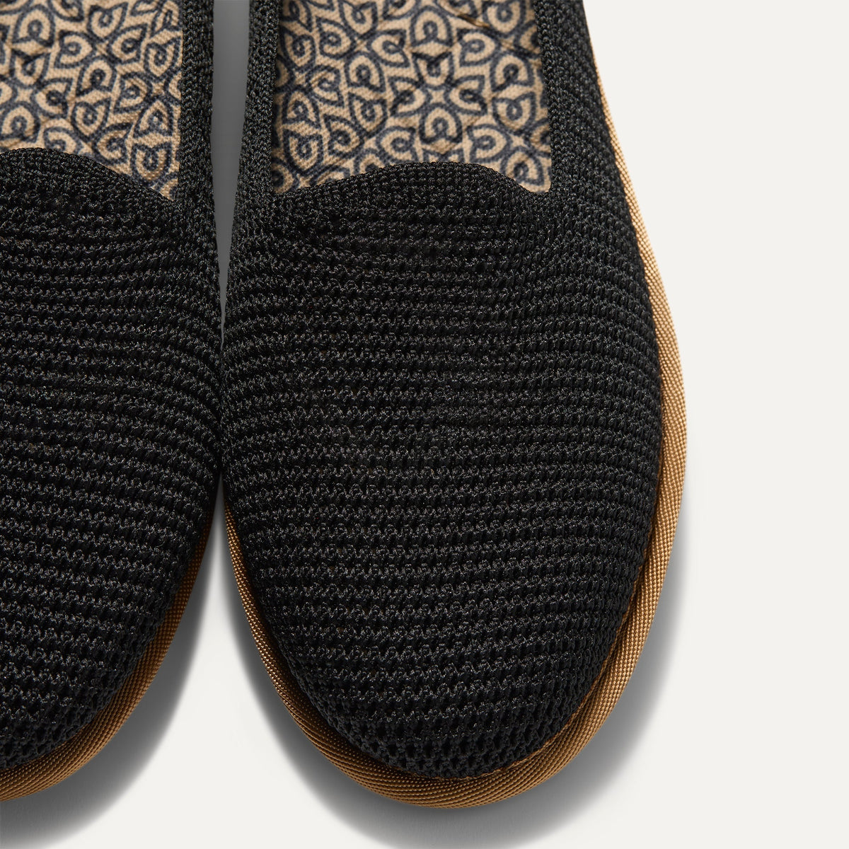 Rothy's Women's Cruiser Loafer in Black Raffia-Knit