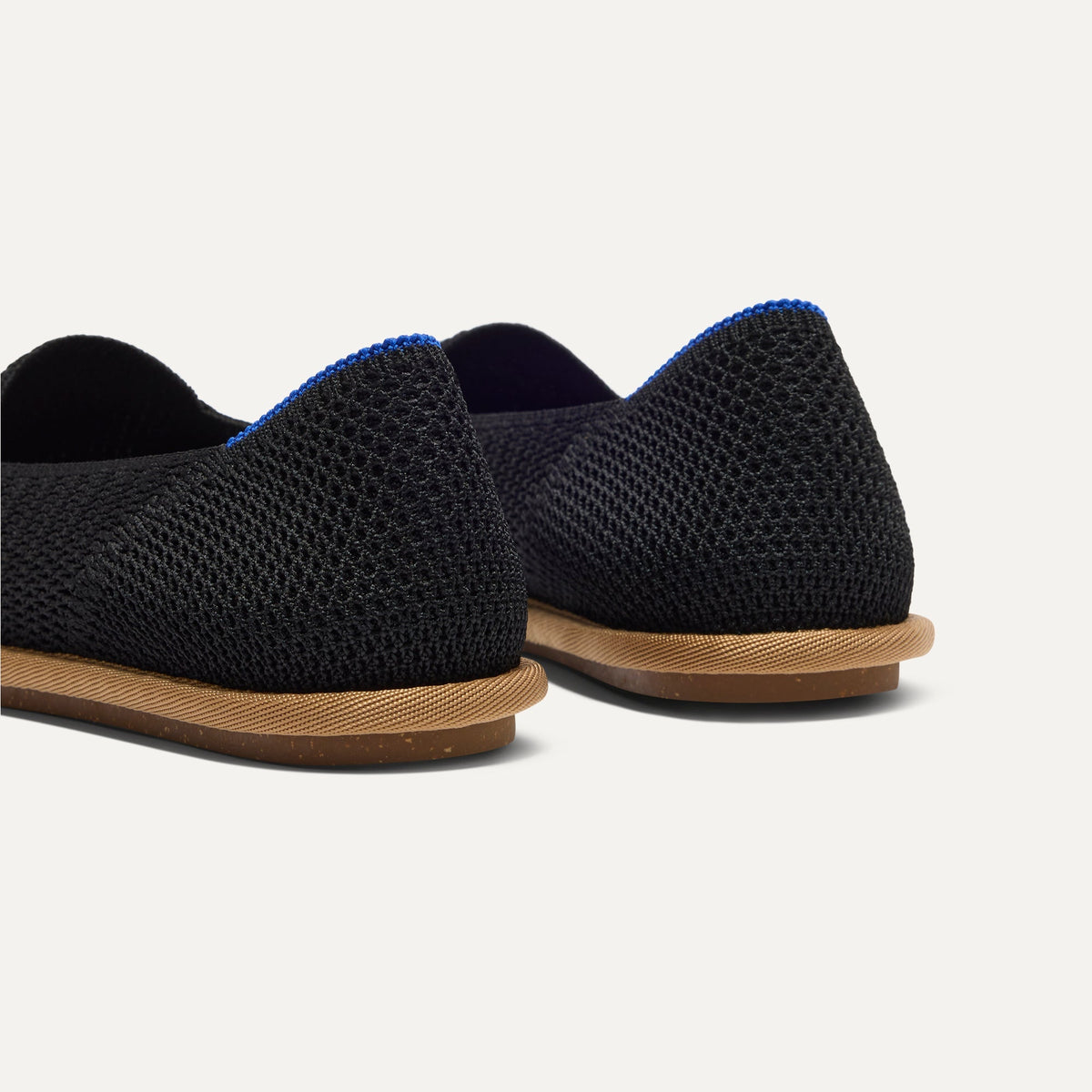 Rothy's Women's Cruiser Loafer in Black Raffia-Knit