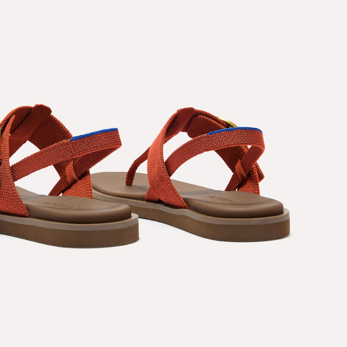 Rothy's The T-Strap Sandal in Brick