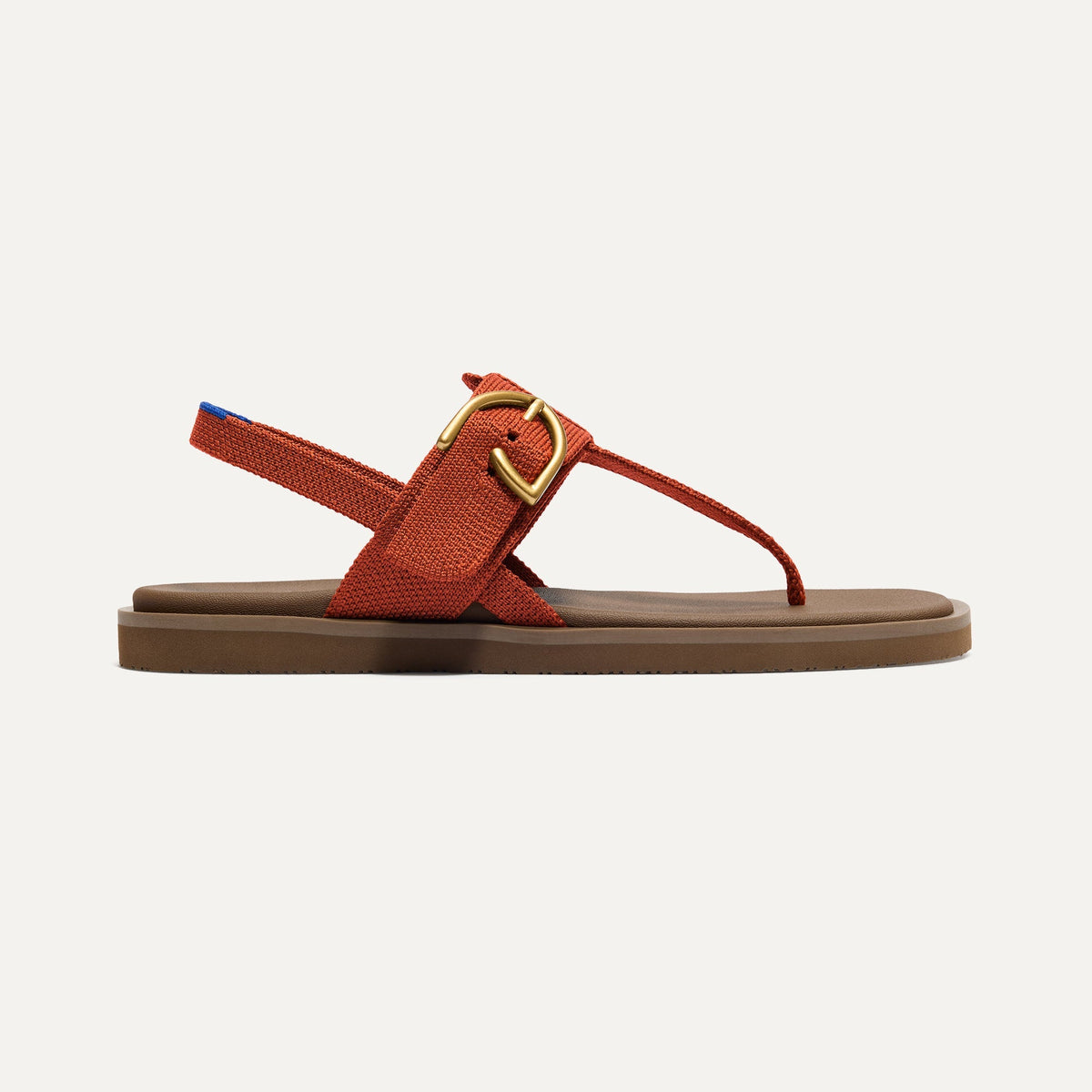Rothy's The T-Strap Sandal in Brick