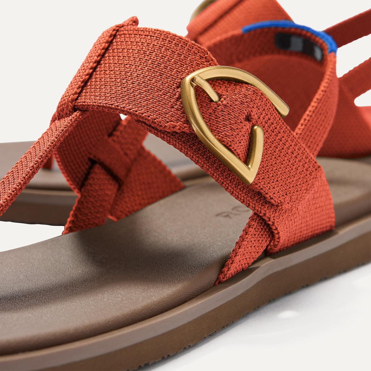 Rothy's The T-Strap Sandal in Brick