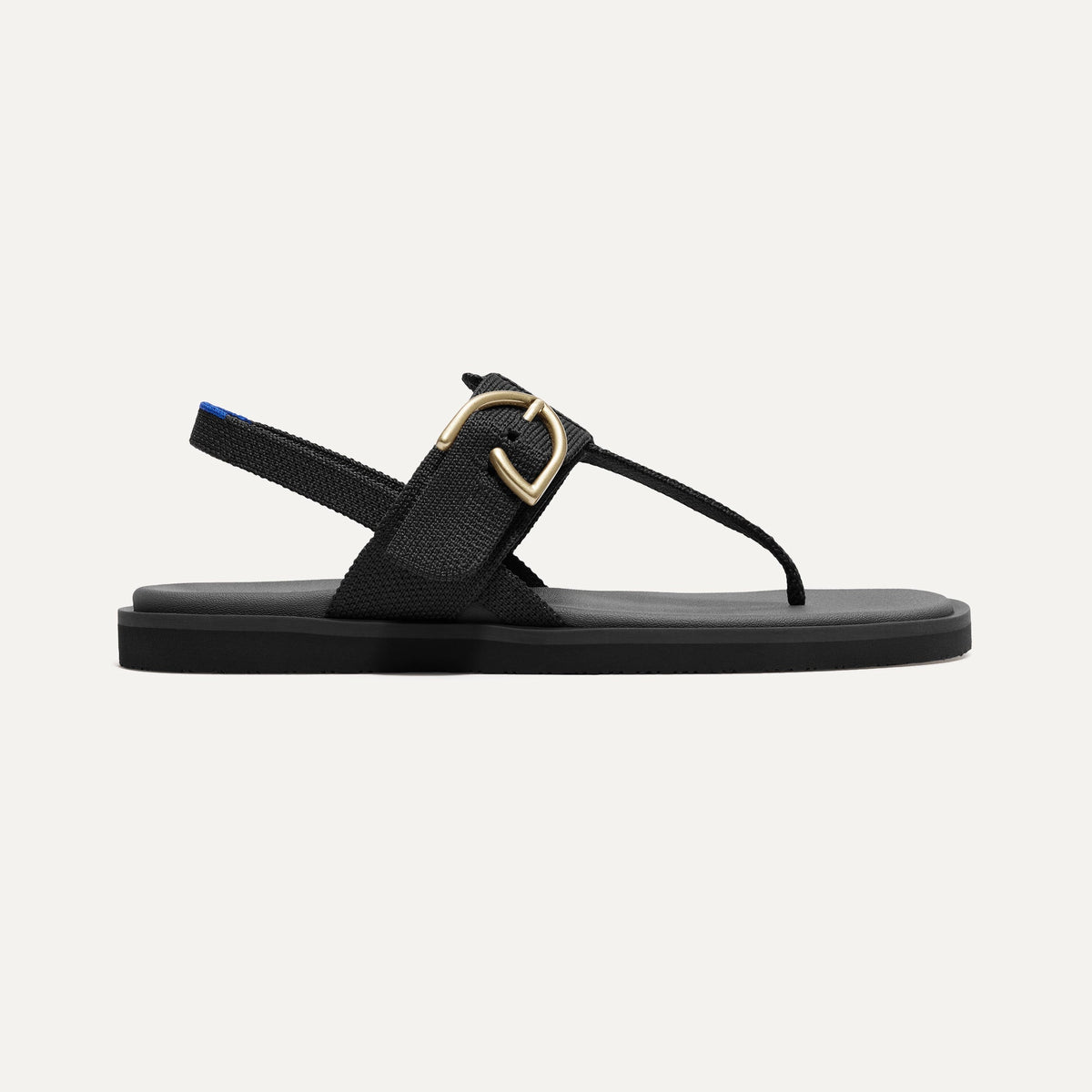 Rothy's The T-Strap Sandal in Black