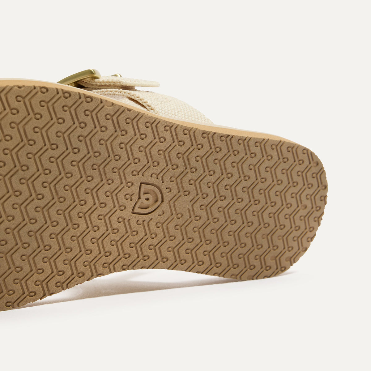 Rothy's The T-Strap Sandal in Cream Puff