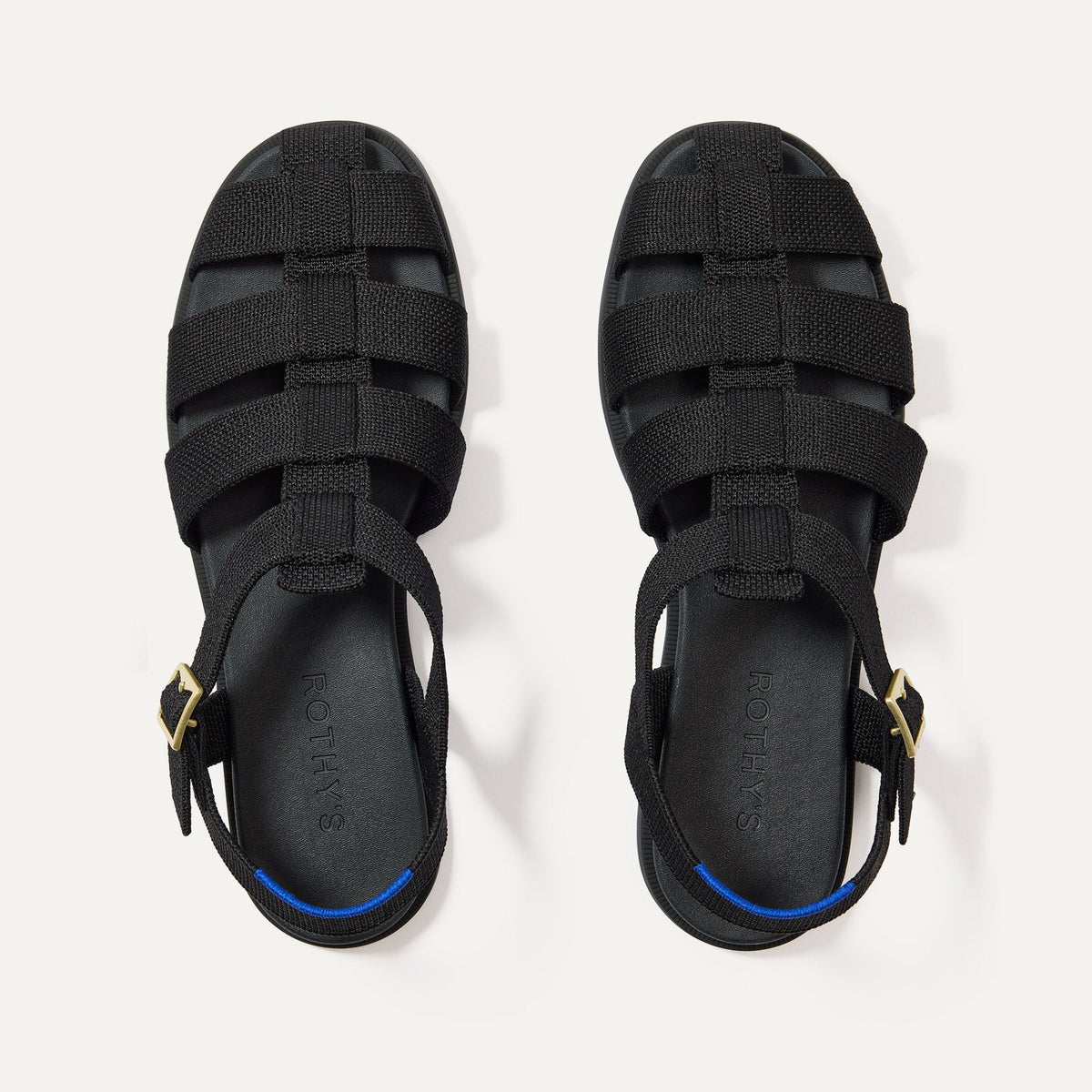 Rothy's The Fisherman Sandal in Black