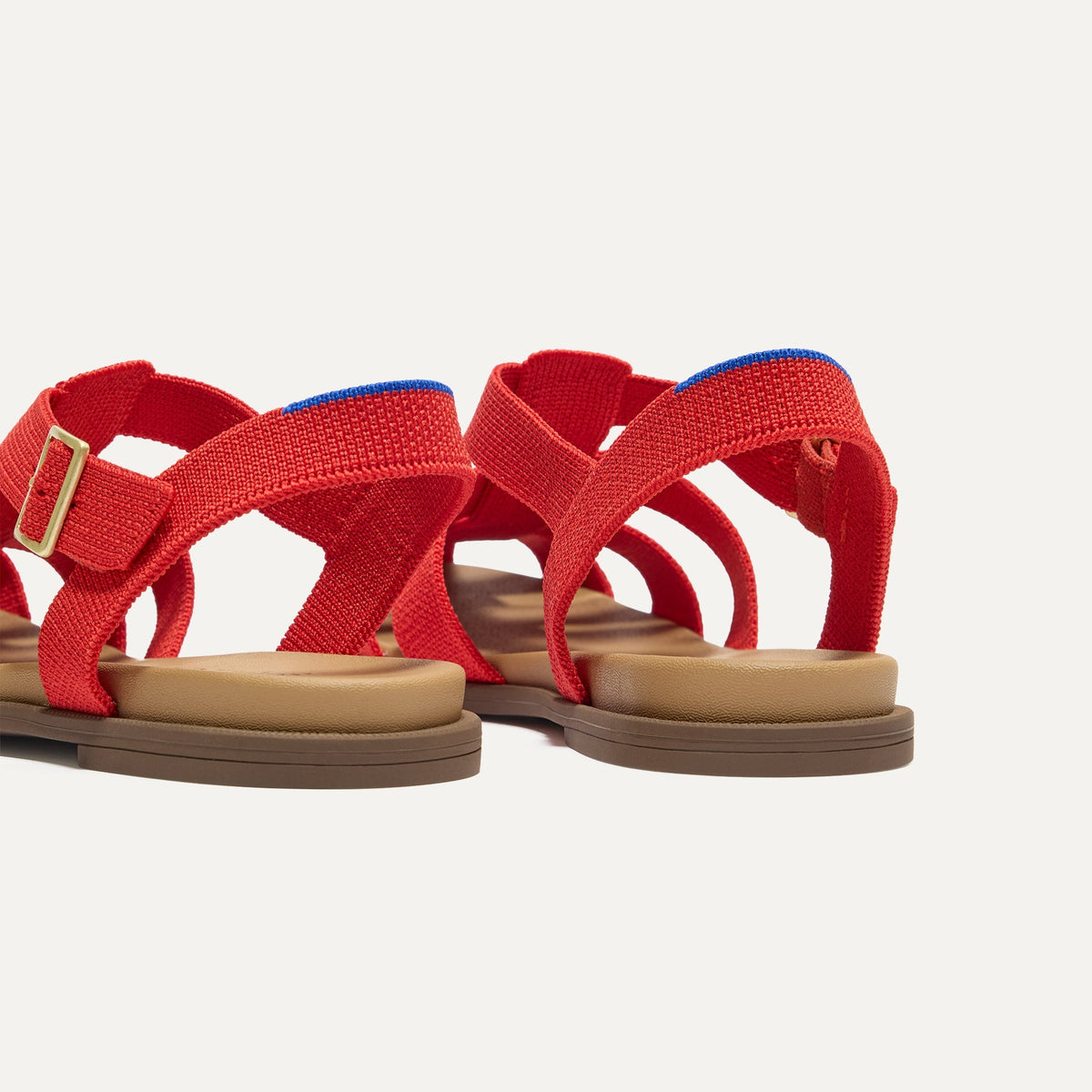 Rothy's The Fisherman Sandal in Scarlet