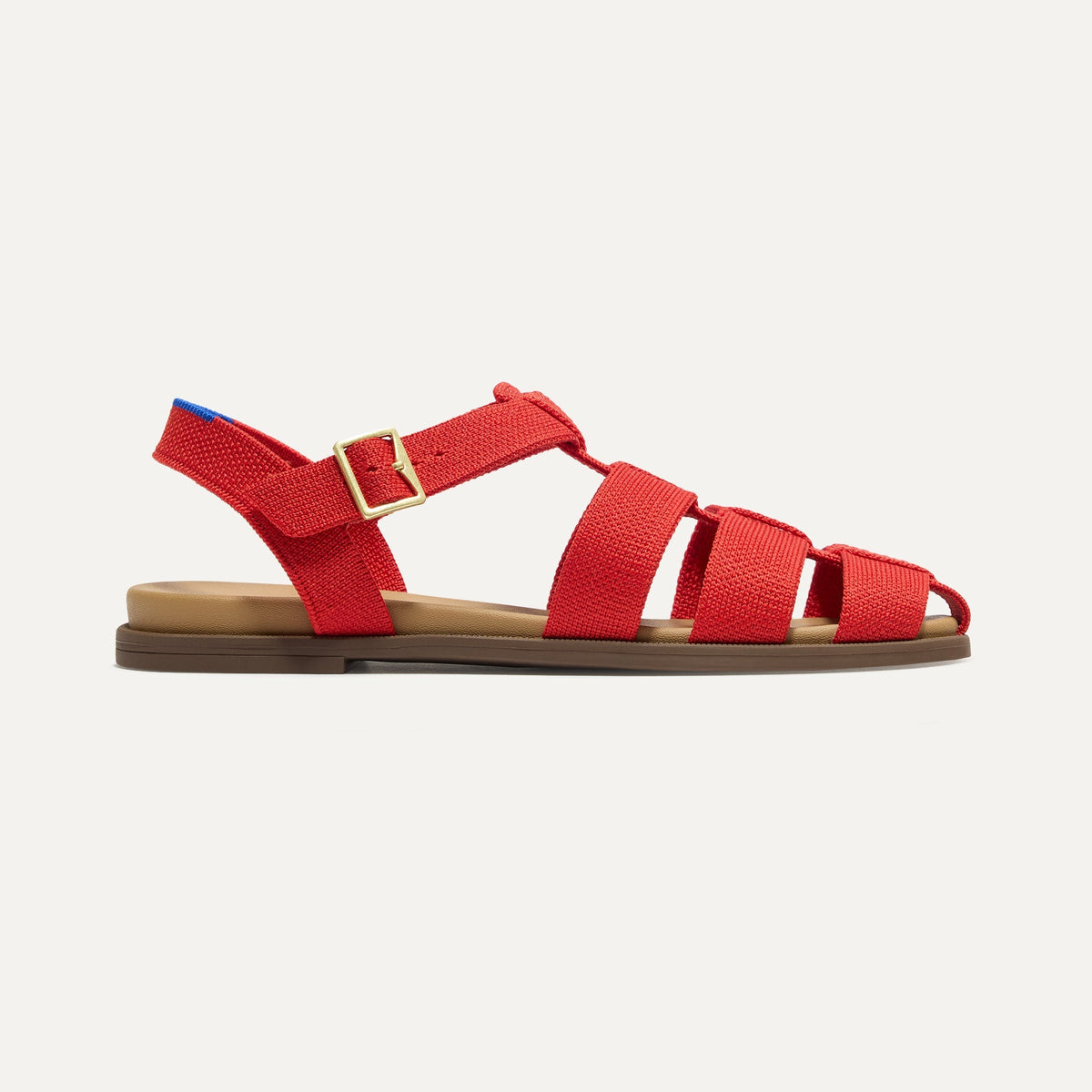 Rothy's The Fisherman Sandal in Scarlet