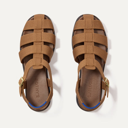 Rothy's The Fisherman Sandal in Pecan