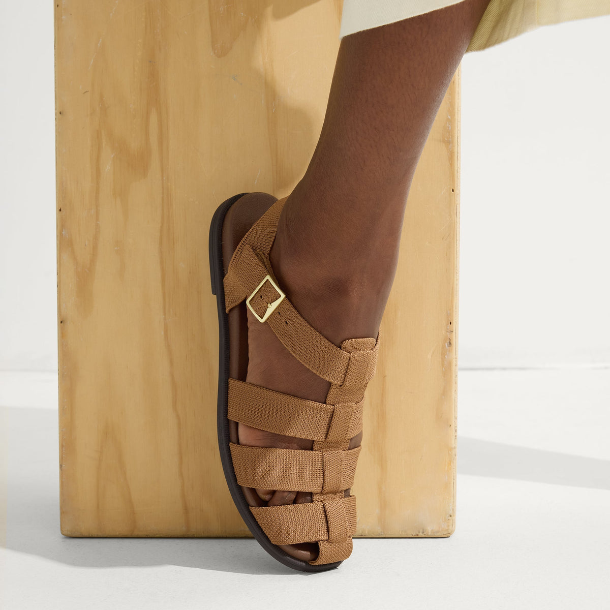 Rothy's The Fisherman Sandal in Pecan