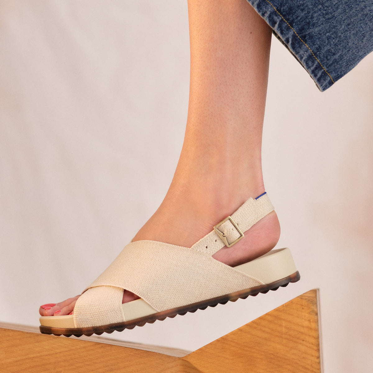 Rothy's Women's Weekend Sandal in Coconut
