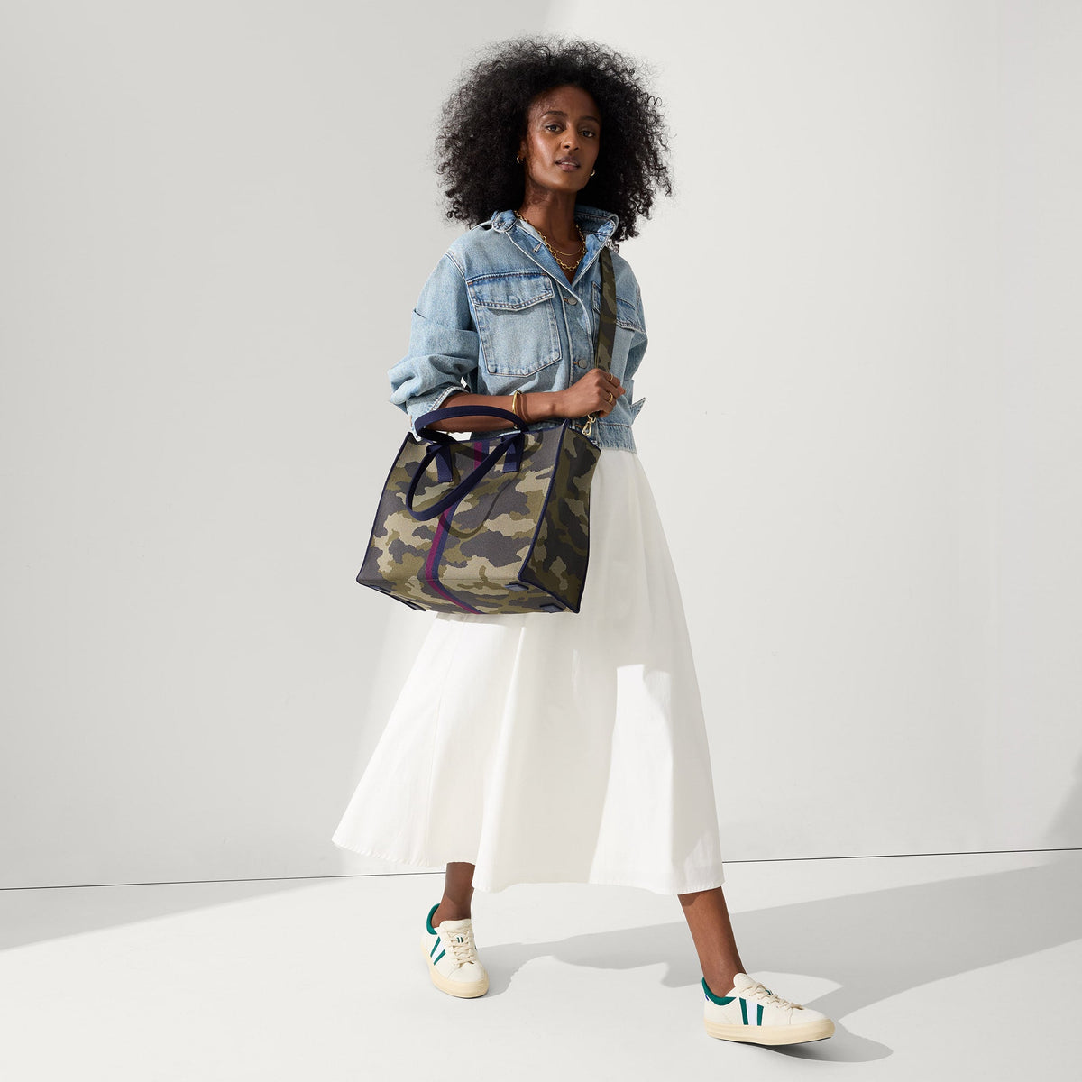Rothy's The Classic Tote in Spruce Camo