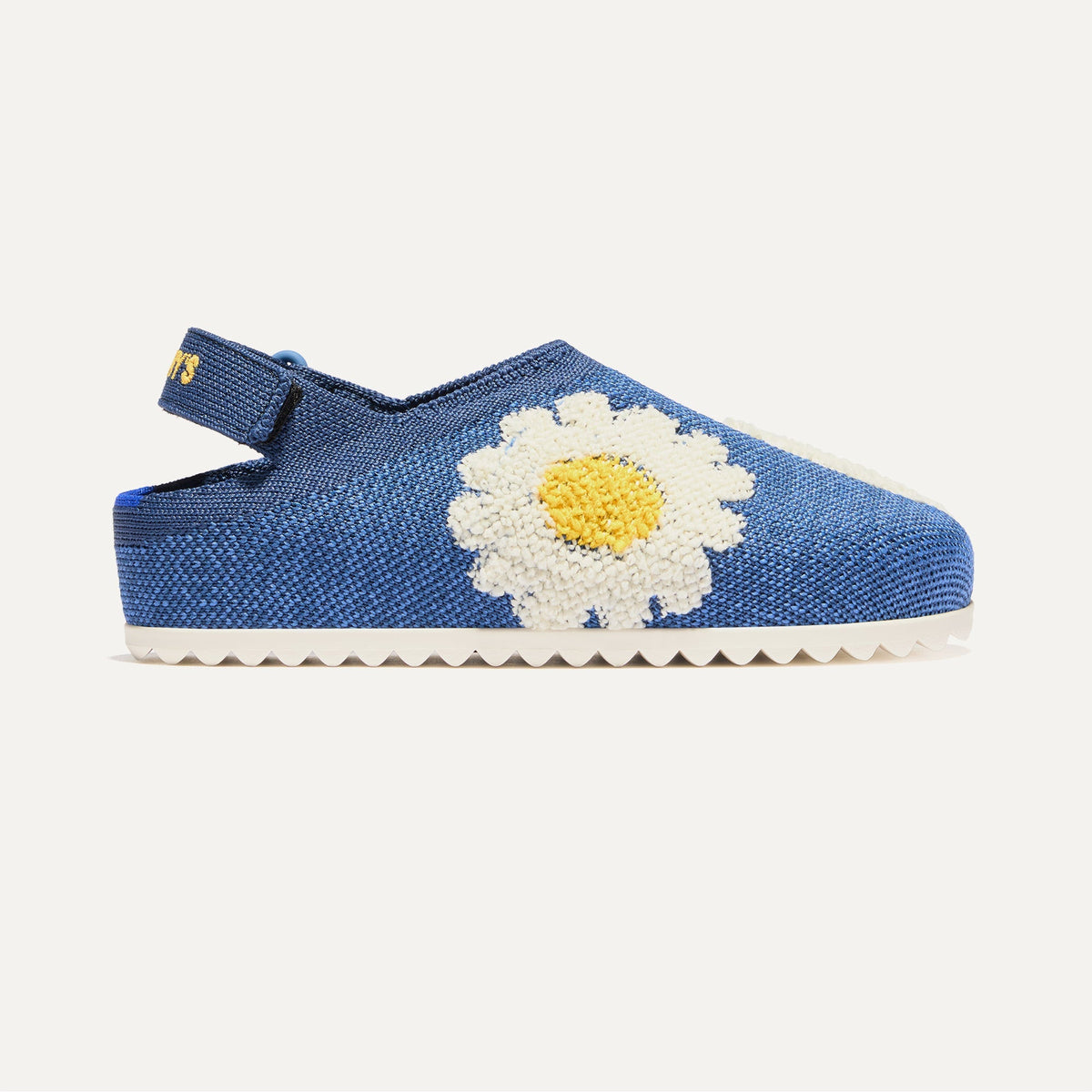 Rothy's The Kids Clog in Indigo Daisy