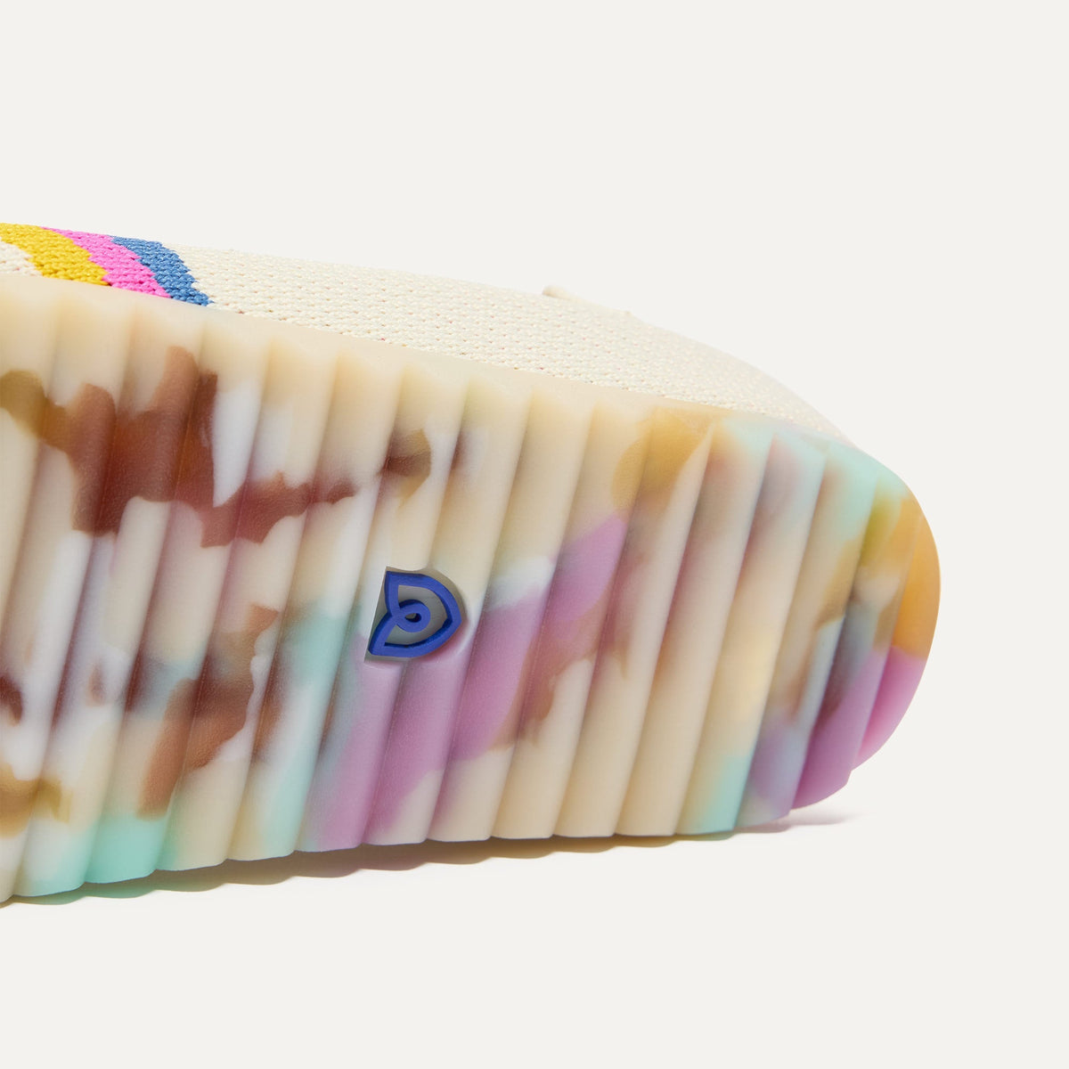 Rothy's The Kids Clog in Retro Wave