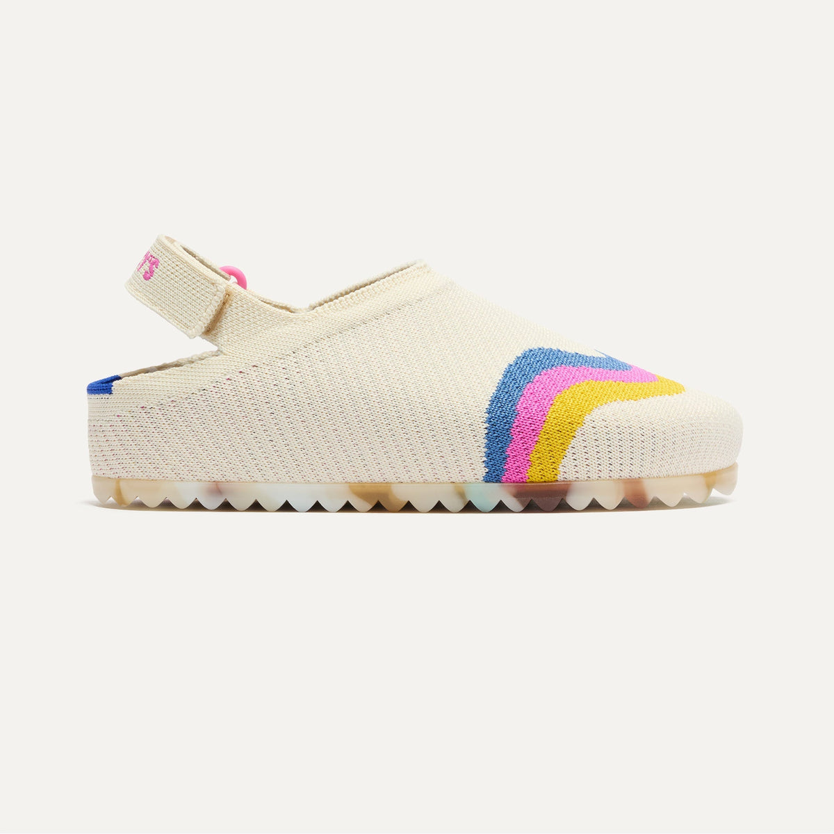 Rothy's The Kids Clog in Retro Wave