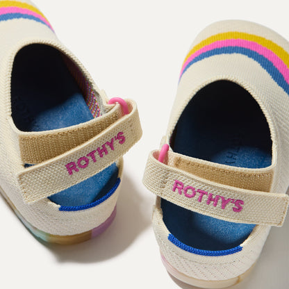Rothy's The Kids Clog in Retro Wave