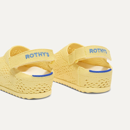Rothy's The Kids Clog in Sunny Crochet