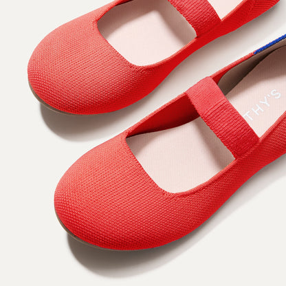 Rothy's The Kids Mary Jane in Glamour Red