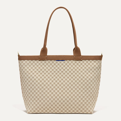 Rothy's The Lightweight Zipper Tote in Vanilla Wafer