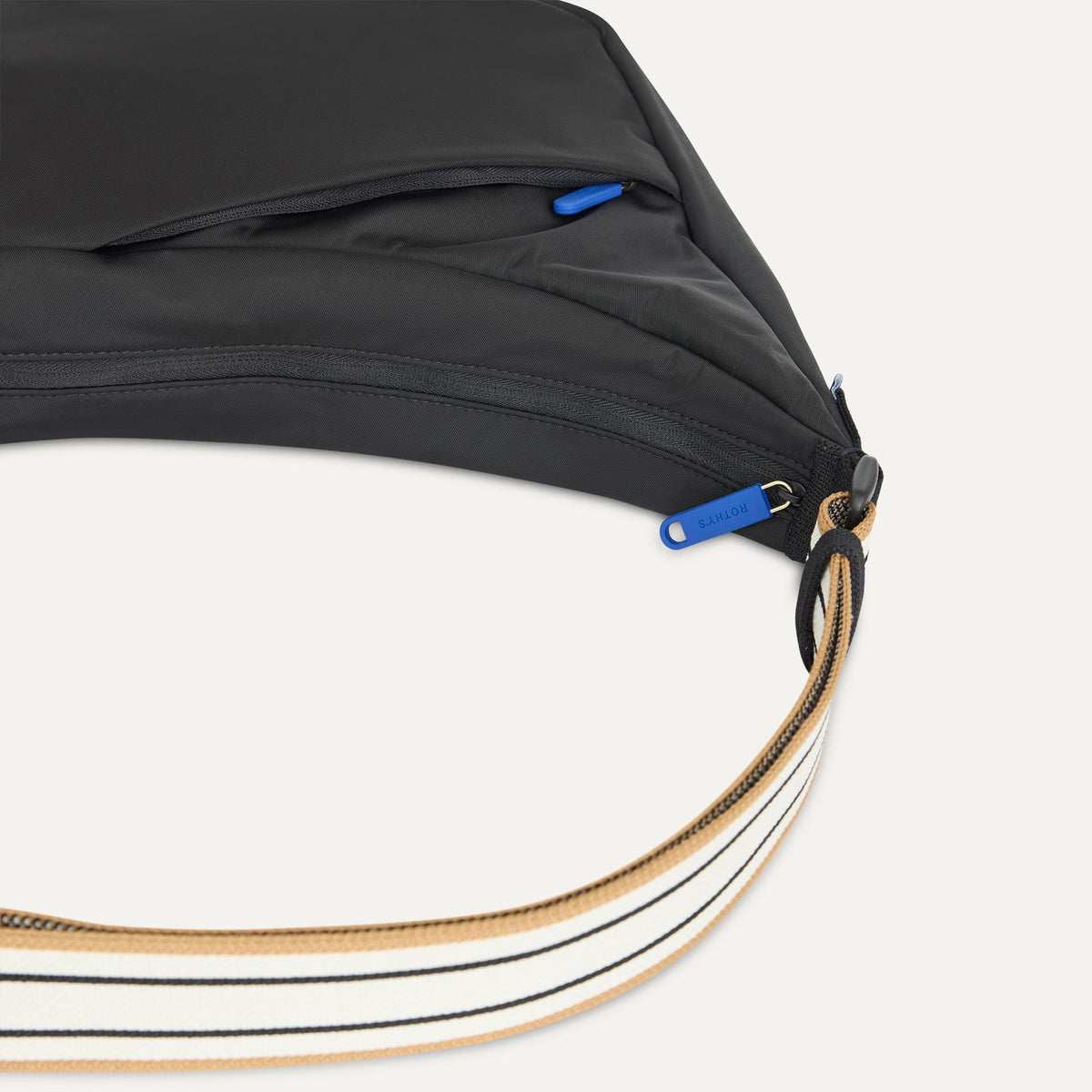 Rothy's Lightweight Travel Sling Bag in Ink