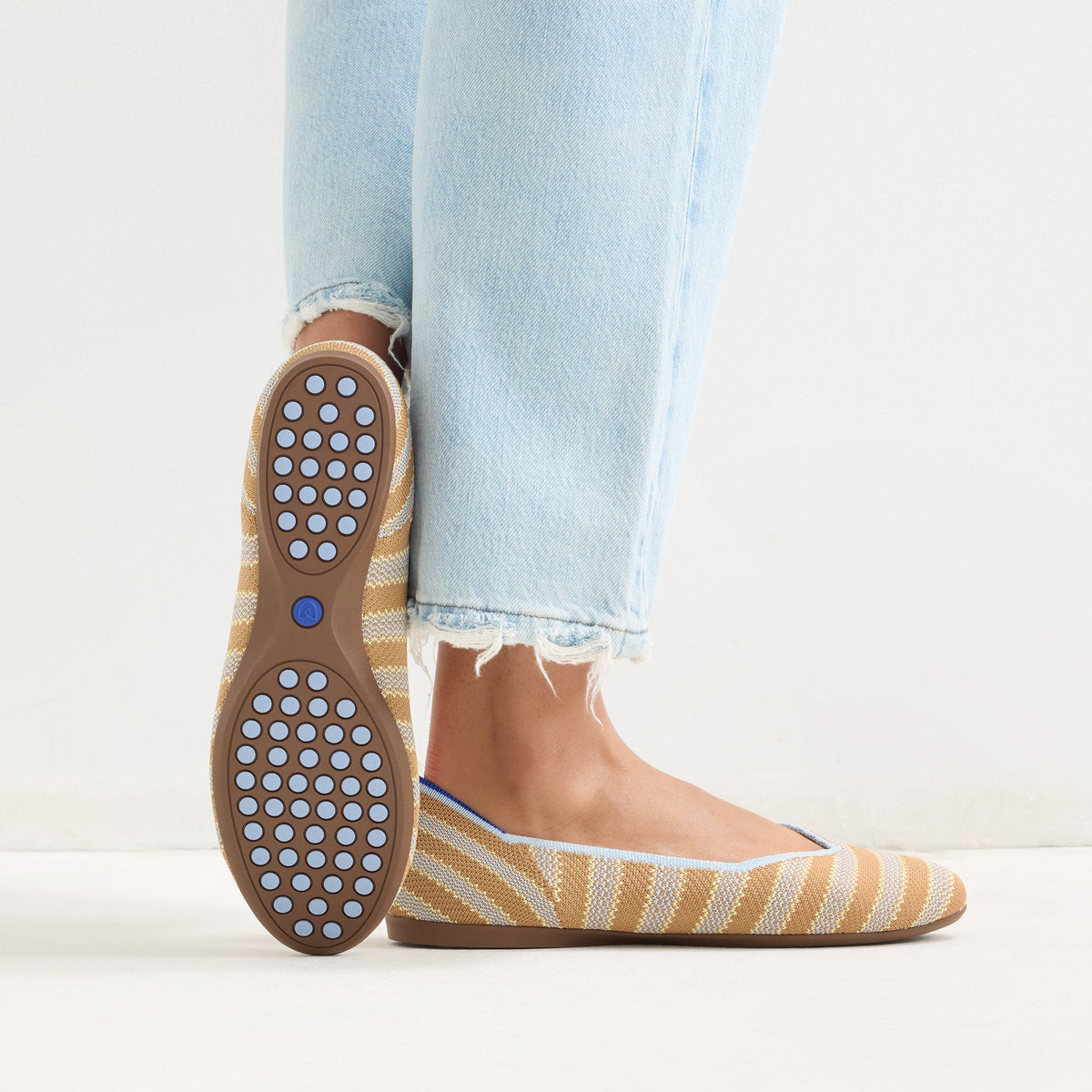 Rothy's The Daily Flat in Terra Stripe