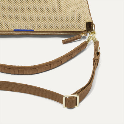 Rothy's The Daily Crossbody in Macadamia Open-Knit