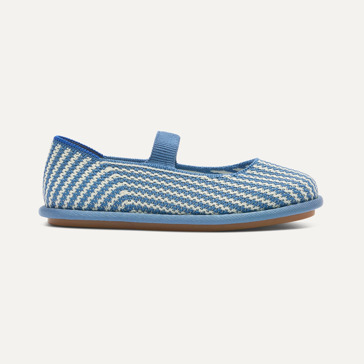 Rothy's Girls' Mini Mary Jane in Blueberry Stripe