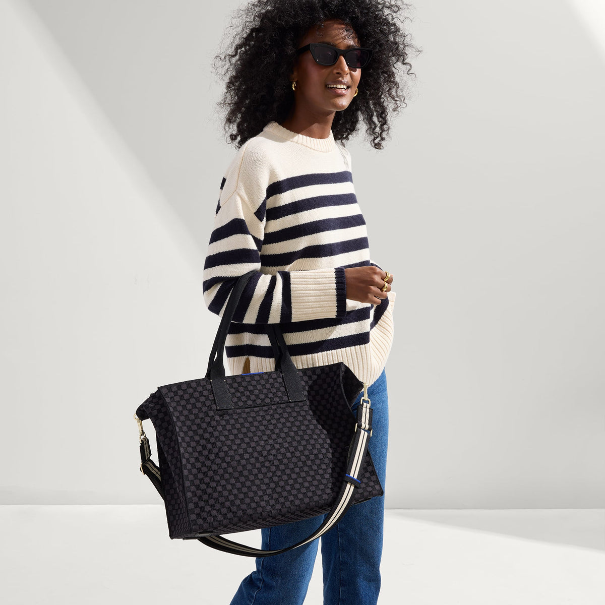 Rothy's The Classic Tote in Black Sand