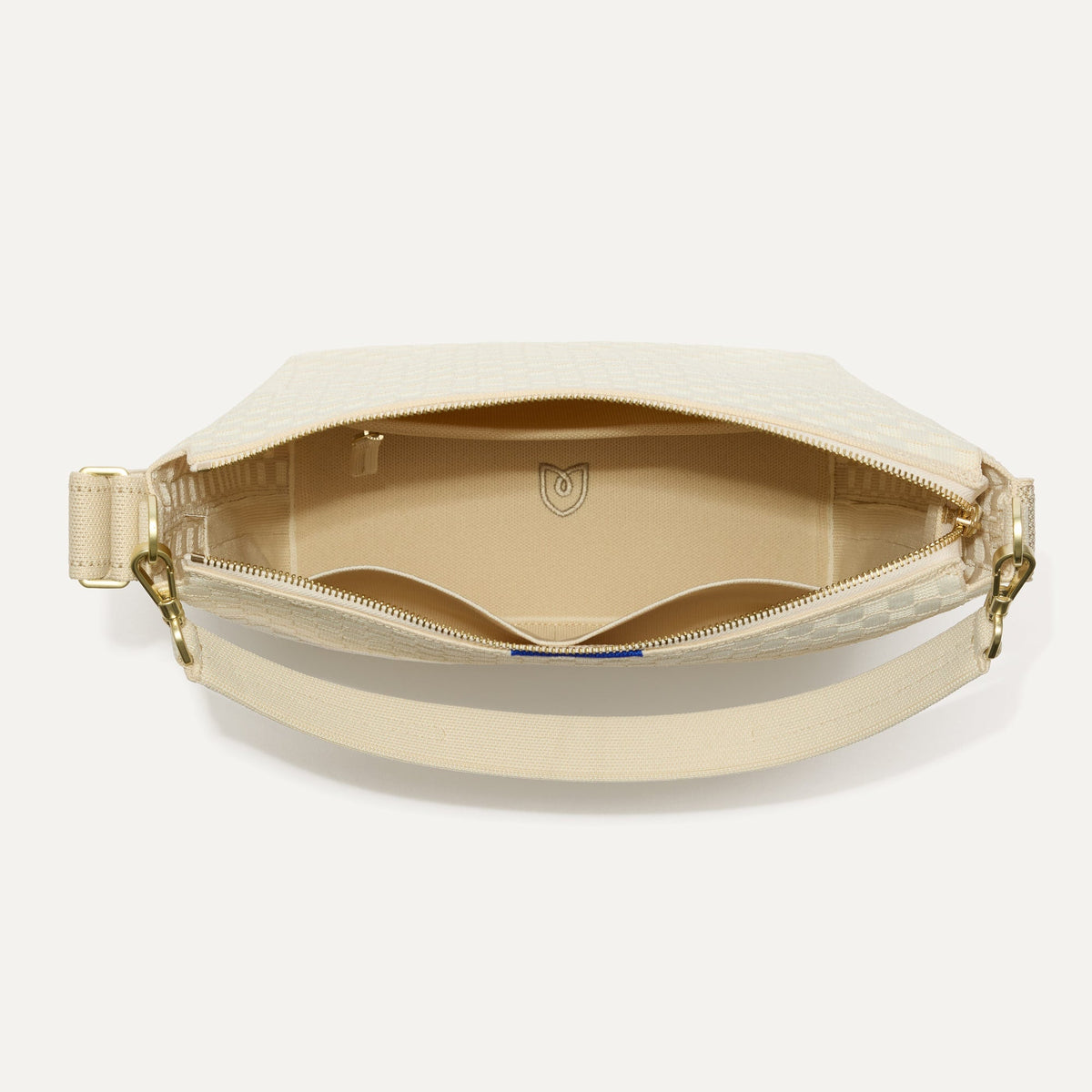 Rothy's The Mini Zip Bucket in White Sand