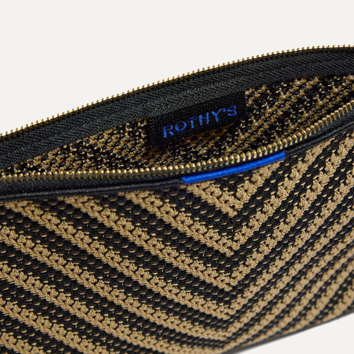 Rothy's The Convertible Clutch in Toffee Chevron