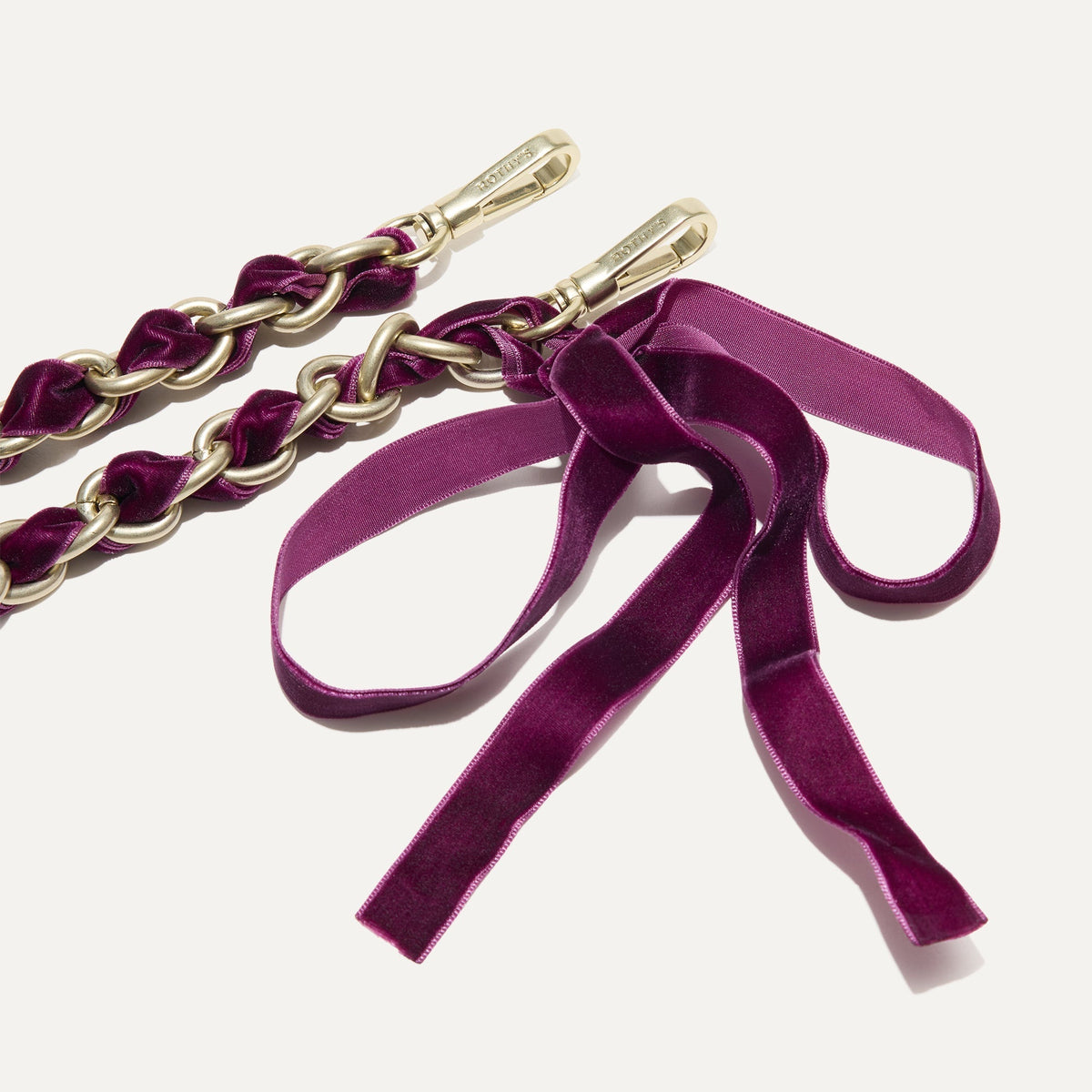 Rothy's The Shoulder Strap in Velvet Plum Chain