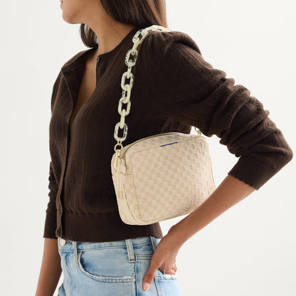 Rothy's The Shoulder Strap in Opal White Chain