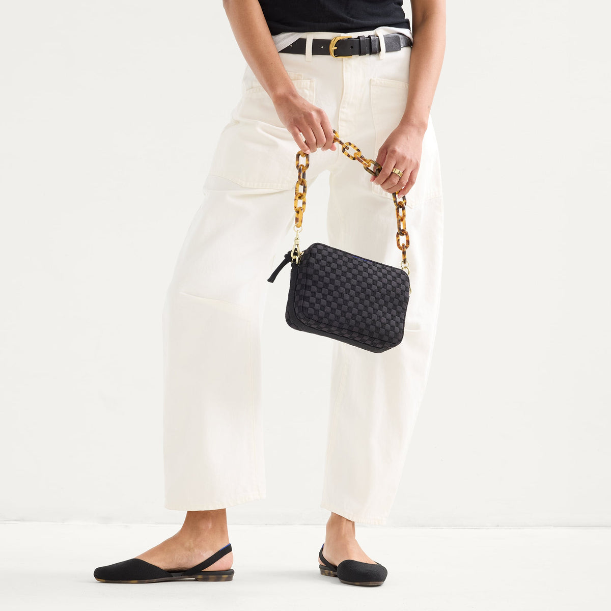 Rothy's The Shoulder Strap in Tortoise Chain