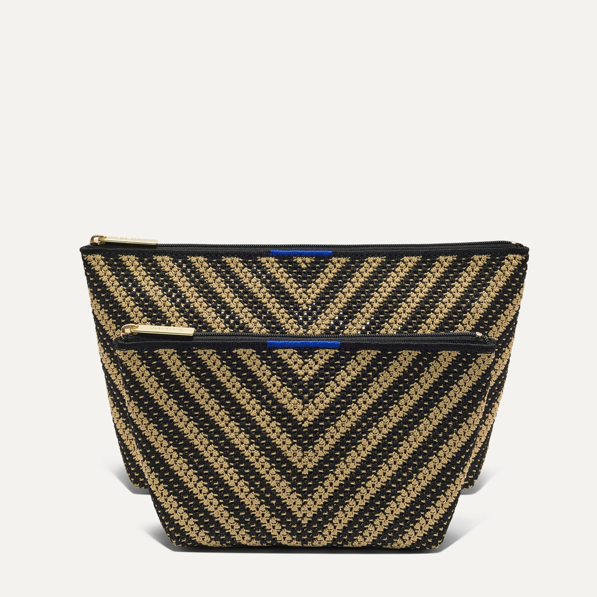 Rothy's The Travel Pouch Set in Toffee Chevron