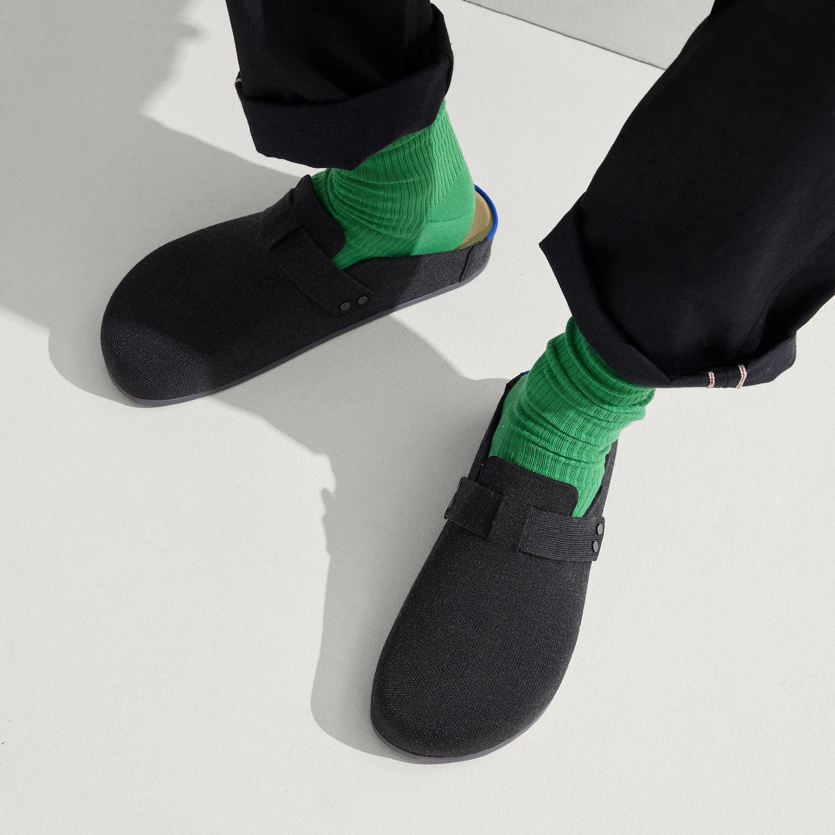 Rothy's The Men's Clog in Soft Black