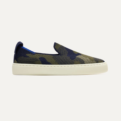 Rothy's The Kids Sneaker in Spruce Camo