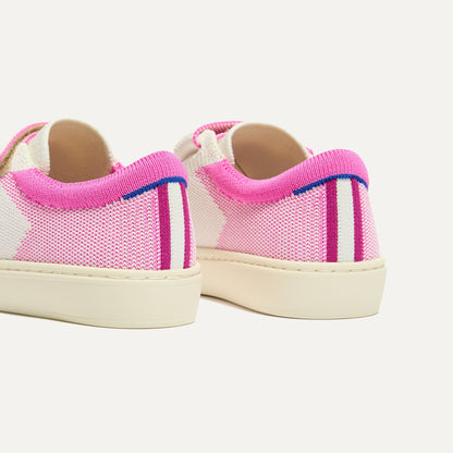 Rothy's The Kids Strap Sneaker in Pink Taffy