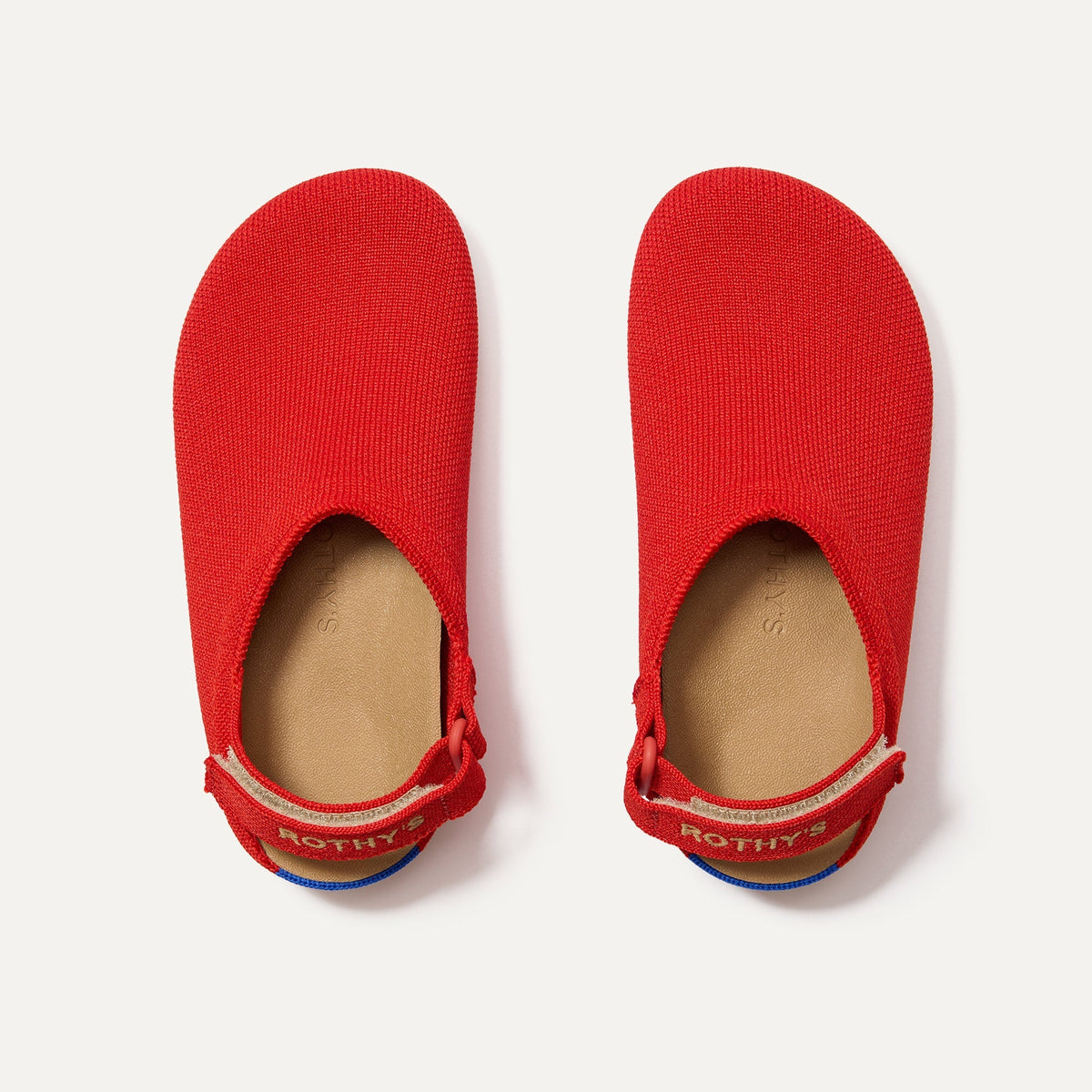 Rothy's The Kids Clog in Firetruck Red