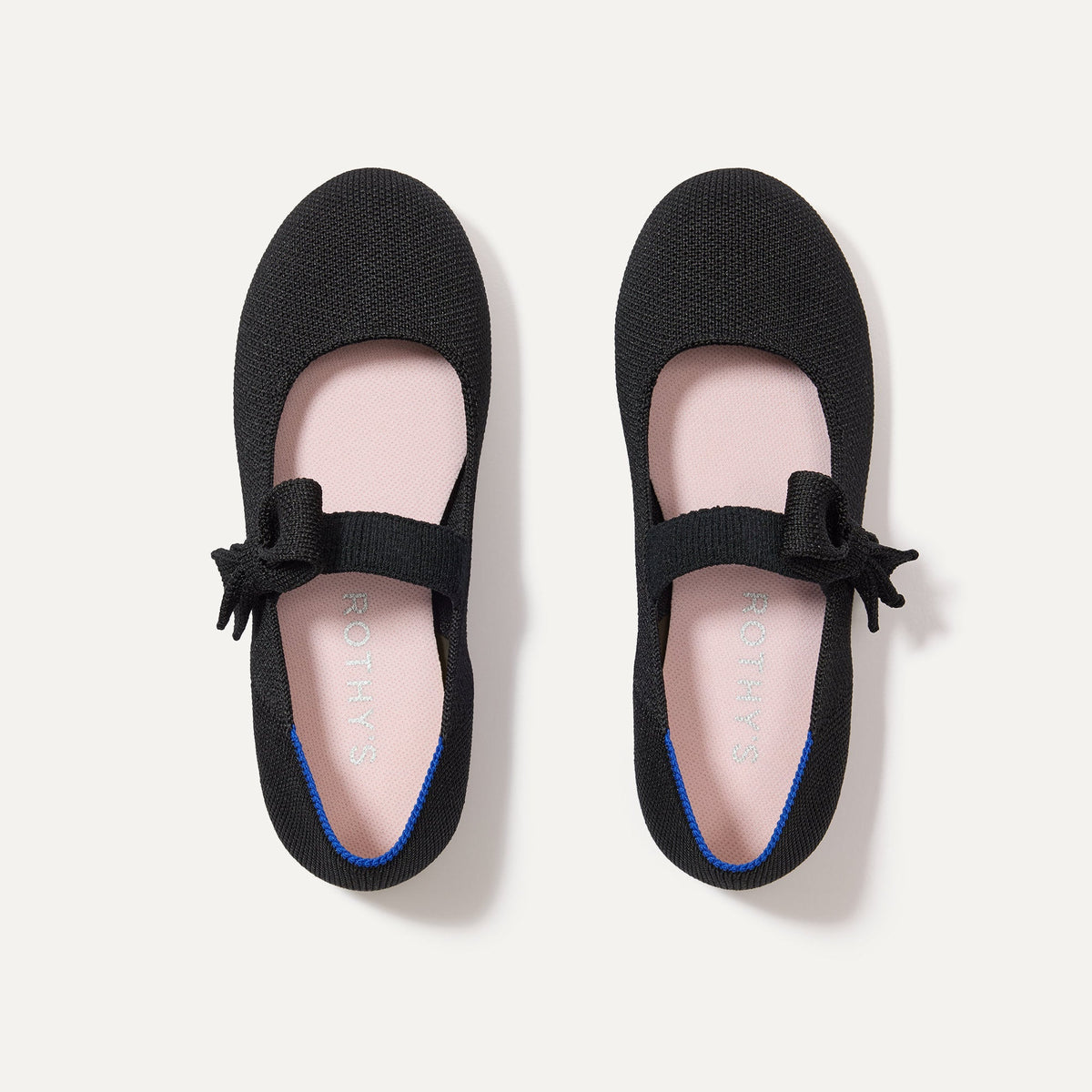 Rothy's The Kids Tux Bow Mary Jane in Black