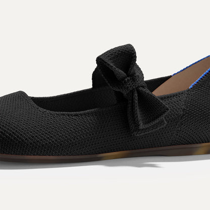 Rothy's The Kids Tux Bow Mary Jane in Black