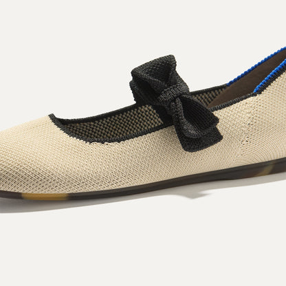 Rothy's The Kids Tux Bow Mary Jane in Ivory
