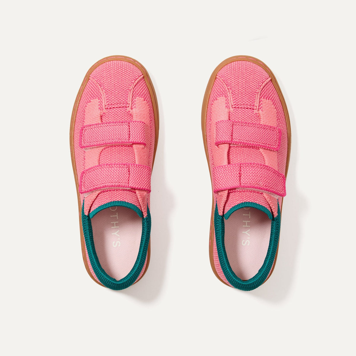 Rothy's The Kids Strap Sneaker in Watermelon