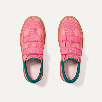 Rothy's The Kids Strap Sneaker in Watermelon