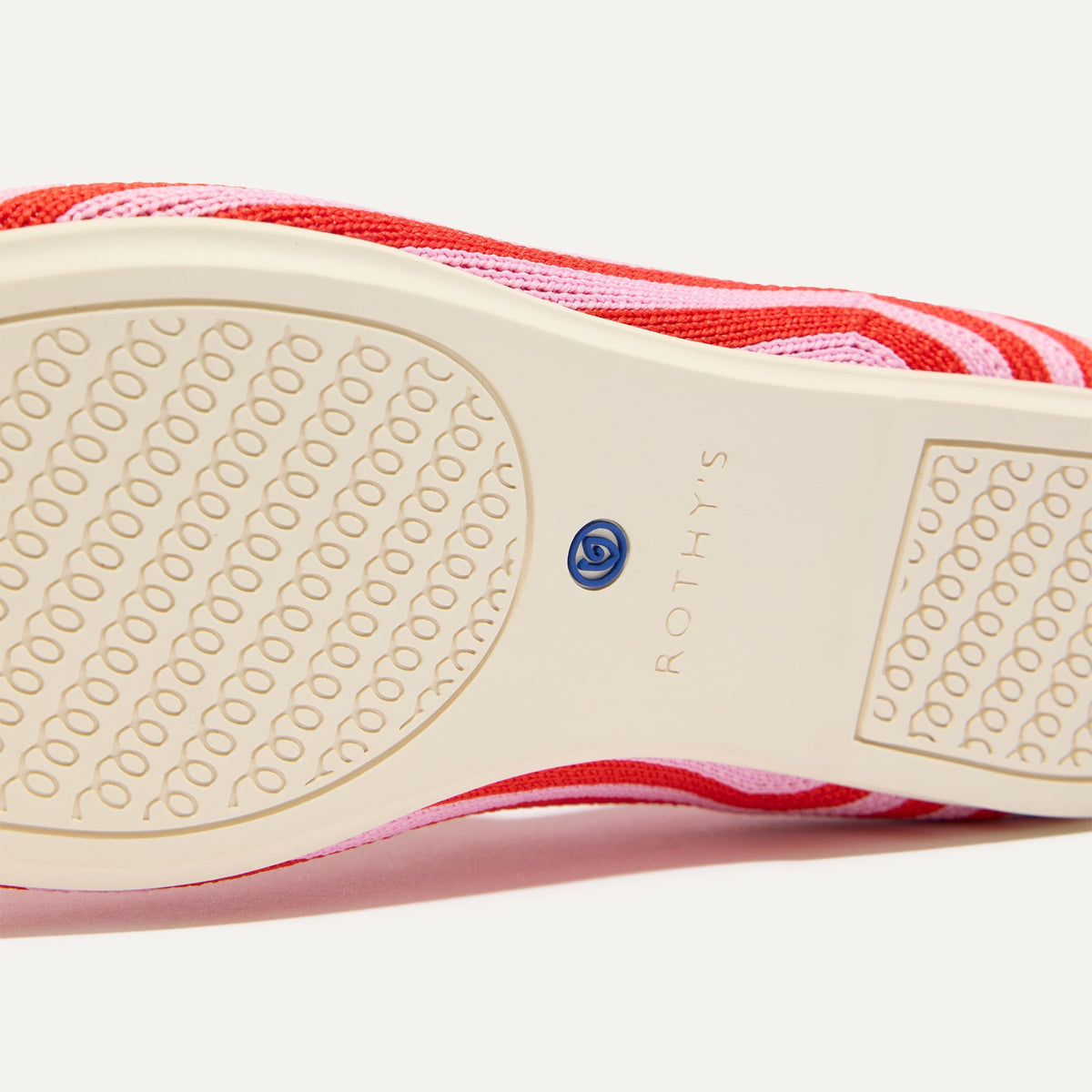 Rothy's The Kids Mary Jane in Cherry Stripe