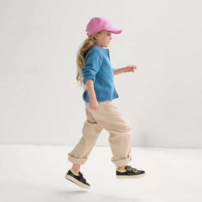 Rothy's The Kids Strap Sneaker in Spruce Camo