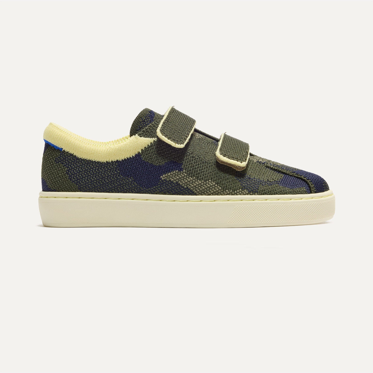 Rothy's The Kids Strap Sneaker in Spruce Camo