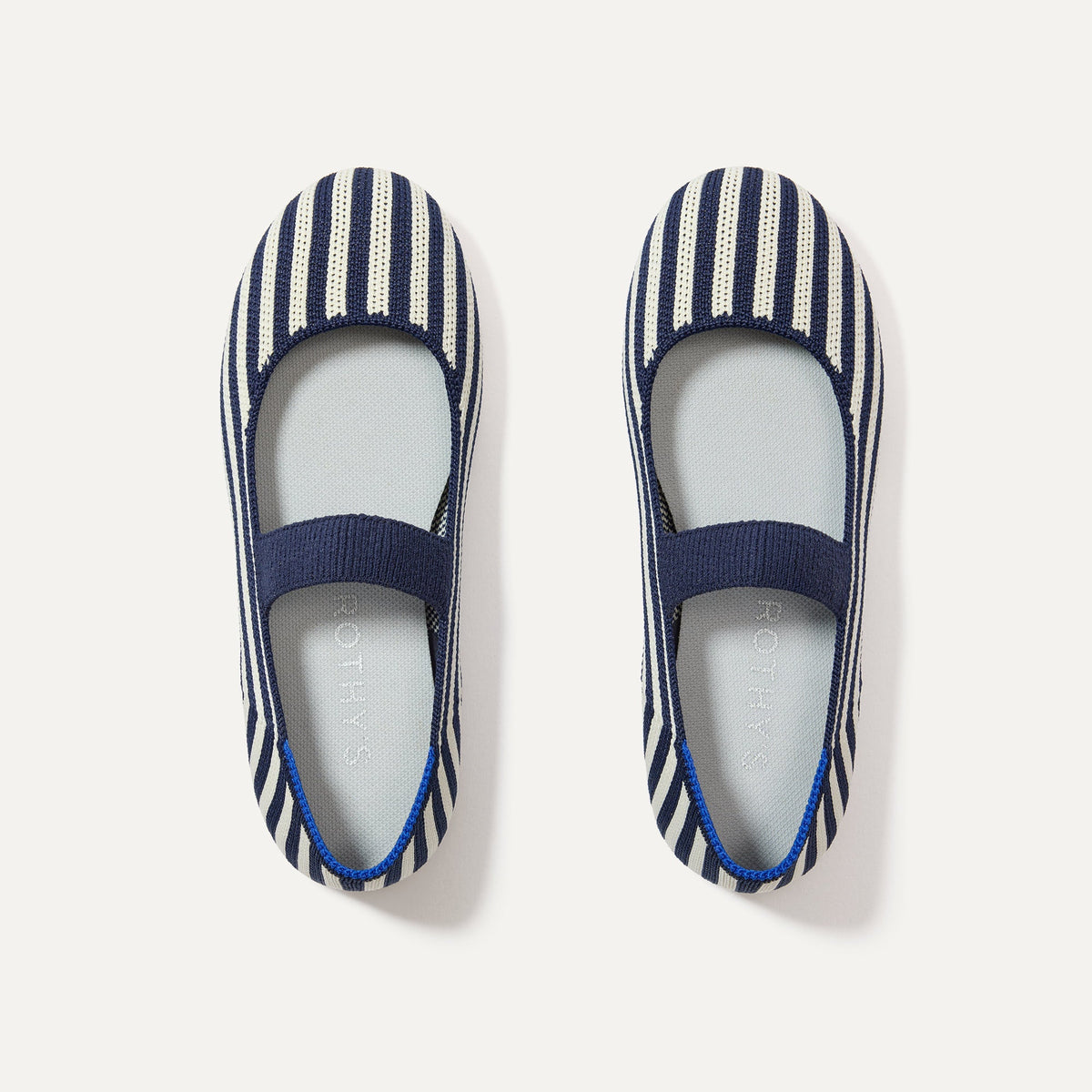 Rothy's The Kids Mary Jane in Sailor Stripe
