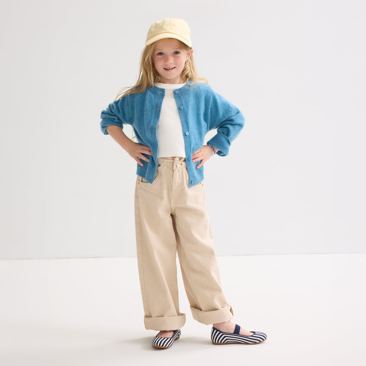 Rothy's The Kids Mary Jane in Sailor Stripe